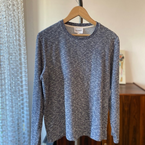 NORSE PROJECTS | RUNI DRY TOWELLING SWEAT in Cali Blue - Picture 4 of 11